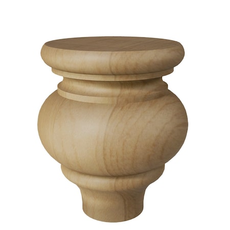 Designs Of Distinction Large Country French Bun Foot - Alder 01700015AL1